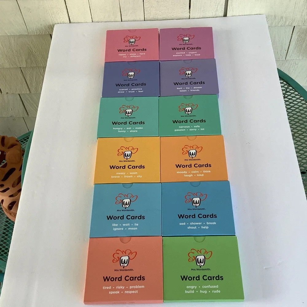 Mrs Wordsmith Word Cards Lot of 12 Vocabulary Building Educational Flashcards